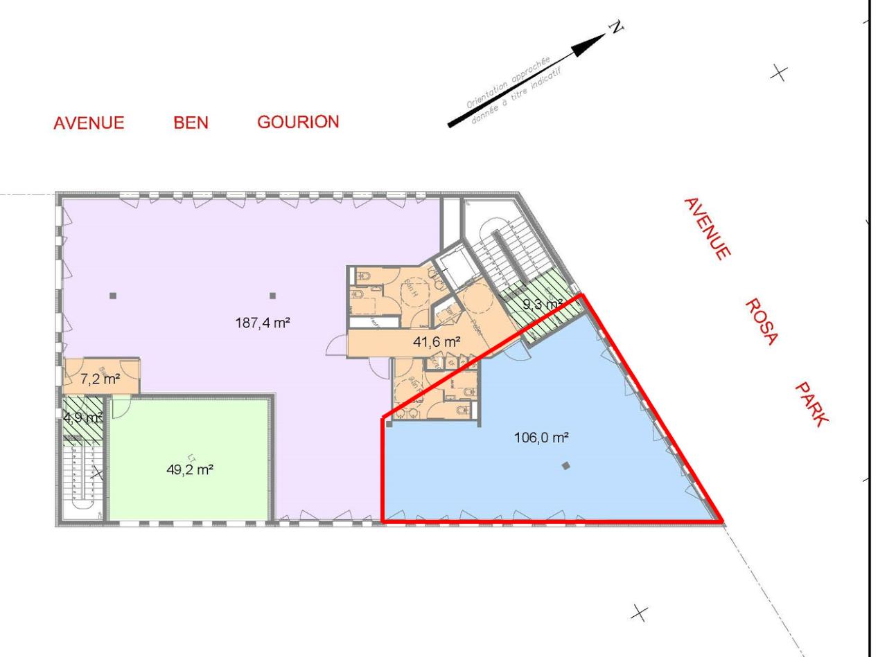 Bureau Lyon 493m² Location bureau Lyon Rhône OLBUR2108825 9